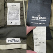 STONE ISLAND ストーンアイランド ジャケット 【 人気 】ミリタリー ジップ カーキ メンズ Mサイズ 1円スタート_画像6