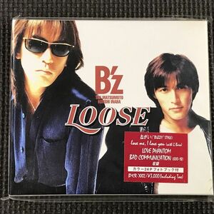 B'z LOOSE　外袋、写真集、シール付き　良品