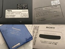 カセット/MD ポータブルプレーヤー 等 まとめて 4点 セット ジャンク品 / SONY TCM-939 WM-FX822 AIWA HS-PM150 Panasonic SJ-MJ80 い802a_画像7