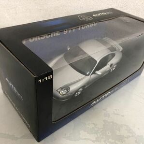 Autoart 1:18 ポルシェ 911 ターボ 自動車模型 箱付き / オートアート 1/18 ミニカー PORSCHE 911 TURBO い827aの画像2