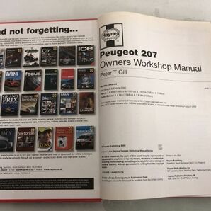 Haynes PEUGEOT 207 Petrol and Diesel 2006 to 2009 Owner's Workshop Manual 整備マニュアル 英語版 / ヘインズ プジョー 洋書 い851aの画像10