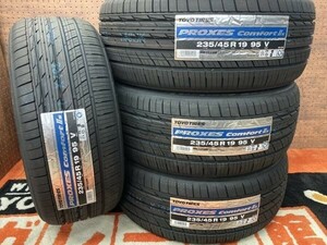 ◆在庫あり! 即納! 4本Set 235/45R19 235/45-19 TOYOプロクセスコンフォート2S メルセデス GLA V60クロスカントリー レネゲード コンパス