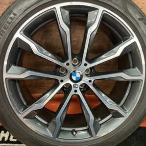 ◆夏用Set◆ 安心画像多数! BMW純正 ダブルS・S 699M X3 G01 X4 G02 8J ET27 9.5J ET43 112-5H タイヤ交換 車検 点検 8 010 268 8 010 269の画像3