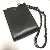 人気商品JIL Sander TANGLE SMALL BAG ショルダーバッグ JIL SANDER 黒 ブラック タケオキクチ ジルサンダー レザー _画像1