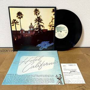 視聴確認済 LP/レコード ロック EAGLES/イーグルス HOTEL CALIFORNIA はがき付