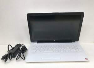 hp Laptop 15-bw0xx Windows10 Home AMD E2-9000e RADEON R2 4 COMPUTE 2C＋2G 1.5GHz 4GB HDD 500GB ホワイト 240227SK240277