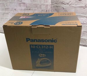 【未使用品】 Panasonic パナソニック コードレス スチームアイロン カルル NI-CL312-H 240306SK240364