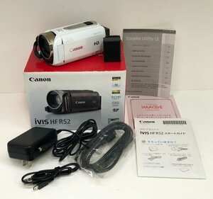 Canon キャノン　デジタルビデオカメラ iVIS HF R52 ホワイト 2014年製 231017SK360004