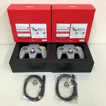 【2個セット】ニンテンドー 純正品 Nintendo Switch Online 専用 NINTENDO 64 コントローラー HAC-043 240221SK380031_画像2