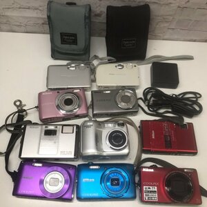 【ジャンク品】Nikon COOLPIX L21 S1000 他 デジタルカメラ 10台 まとめ売り 240206SK410063