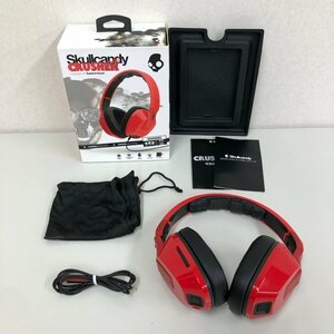 SkullCandy スカルキャンディ ヘッドホン Crusher Red Mic1 J6SCFY059 230524SK030023