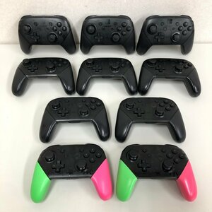 【ジャンク 10個セット】ニンテンドー 純正 Nintendo Switch Proコントローラー プロコン 240219SK170464