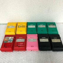 【ジャンク品】任天堂 Nintendo ニンテンドー ゲームボーイポケット MGB-001 本体 10点セット 動作未確認 GBP 231110SK250163_画像3