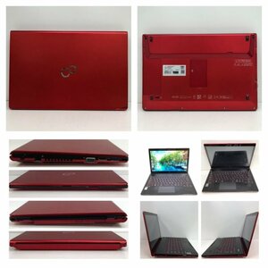 FUJITSU LIFBOOK 　FMVS90TRD1　Windows8.1 Core i5 5200U(第5世代)2.20GHz　4GB　HDD 500GB ノートパソコン　レッド　240201SK240469