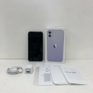 Apple アップル iPhone 11 64GB MWLX2J/A A2221 パープル ソフトバンク △ SIMロックあり 240229SK410003