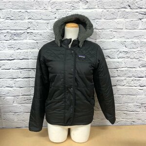 patagonia パタゴニア リバーシブルドリームソングフーディー 黒×グレー ガールズ レディース 240314SK500021