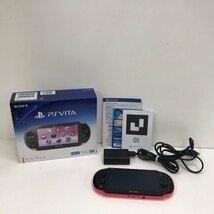 SONY ソニー PlayStation Vita プレステ ヴィータ PCH-2000 ピンク/ブラック 240321SK750192_画像1