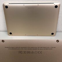 【ジャンク】Apple MacBook 12inch 2017 MNYK2J/A Ventura/Core m3 1.2GHz/8GB/256GB/ゴールド/A1534 240315SK250904_画像9