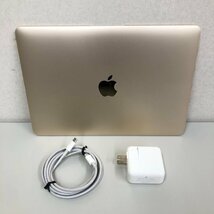【ジャンク】Apple MacBook 12inch 2017 MNYK2J/A Ventura/Core m3 1.2GHz/8GB/256GB/ゴールド/A1534 240315SK250904_画像1