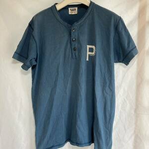 送料185円 pherrow's サイズ42 XL ヘンリーネック Tシャツ サーマル カットソー 