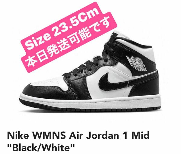 Nike WMNS Air Jordan 1 Mid"Black/White"