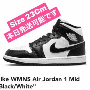 Nike WMNS Air Jordan 1 Mid"Black/White"