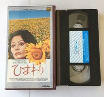 VHS ビデオ ひまわり I GIRASOLI / SUNFLOWER 107分 オリジナル長版 日本語 字幕 洋画 イタリア 映画_画像1