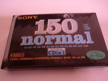 送料無料　ソニー SONY　１５０分ノーマル カセットテープ　CDix I　2本セット　　　日本製 C-150CDx1D　　_画像3