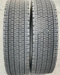 295/80R22.5 153/150J 2本 ブリヂストン W900 スタッドレスb #170