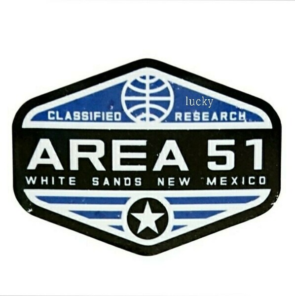 転写 ステッカー 車 カッティングステッカー シール シート デカール アメリカ AREA51 エリア51 サイン ロゴ バイク 装飾 luk398