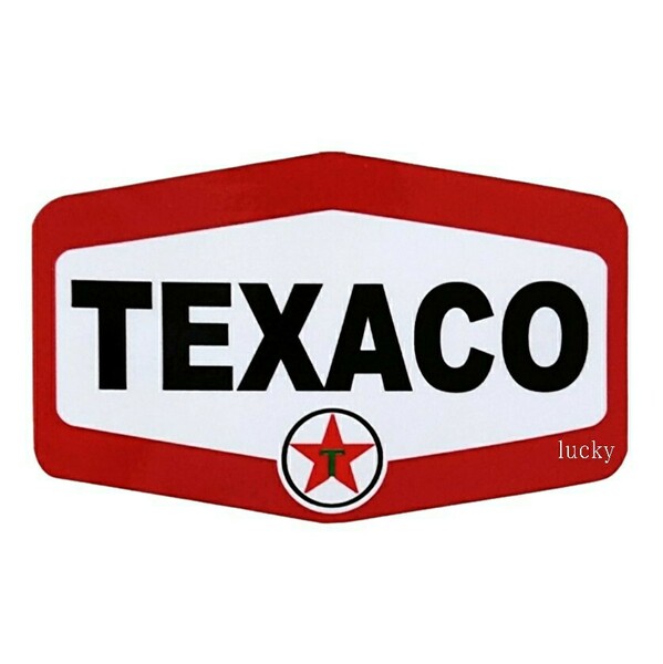 転写 ステッカー 車 カッティングステッカー シール シート デカール Texaco テキサコ ガソリン バイク 装飾 luk396