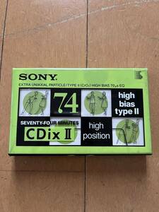 未開封　ソニー　カセットテープ　CDixⅡ　C-74CDX2A