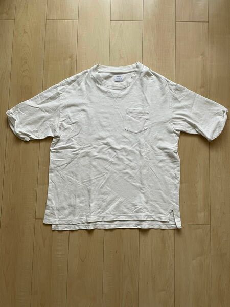 COEN Tシャツ　無地Tシャツ　ポケTシャツ　半袖 半袖Tシャツ ホワイト　白