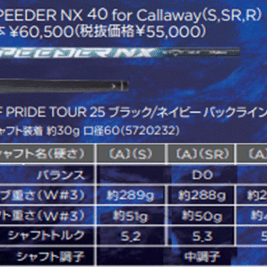 新品■キャロウェイ■2023.2■PARADYM MAX FAST■パラダイム マックスファスト■W7■22.0■FUJIKURA SPEEDER NX 40 for CALLAWAY■R■正規の画像7