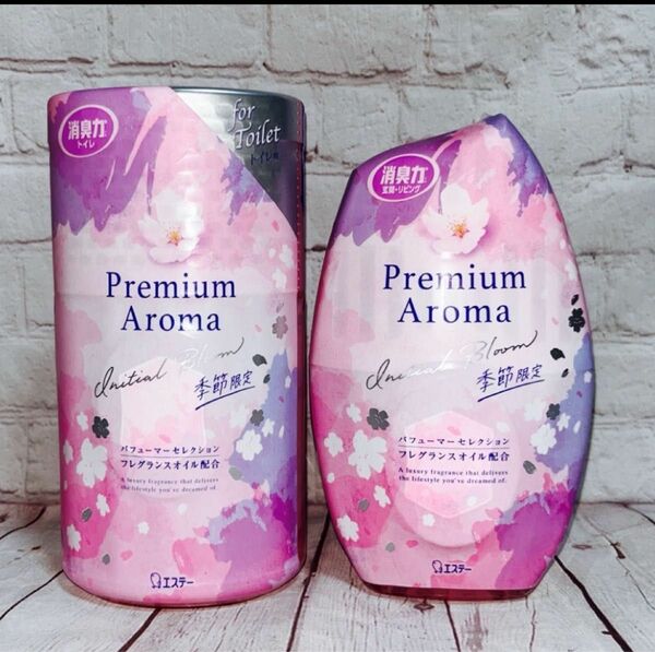 消臭力 Premium Aroma イニシャルブルーム玄関・リビング用 ＆トイレ用 