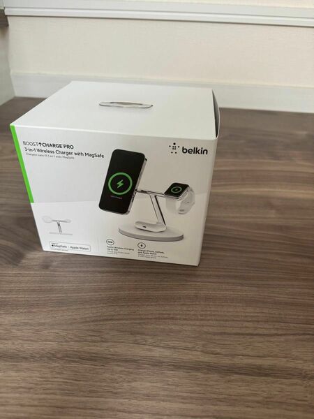 Belkin 3 in 1 MagSafe充電器 ホワイト