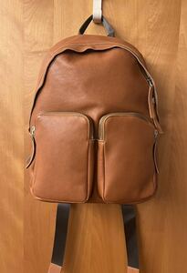 ECCO エコー CASPER SMALL BACKPACK SOFT LEATHER レザー デイパック レザーリュック col：AMBER ブラウン バックパック