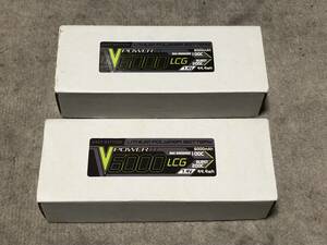 VANT Li-Poバッテリー 7.4V 6000mAh 100C LCG　2本