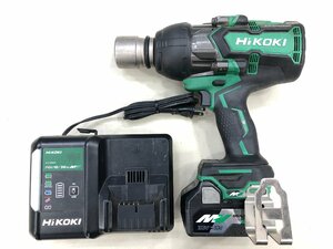 △【8】動作品 HiKOKI 36V 充電式コードレスインパクトレンチ WR36DA バッテリ・充電器付 同梱不可 1円スタート