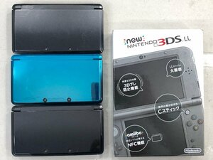 △【5】ジャンク Nintendo 3DS/new 3DSLL 4台 まとめ 任天堂 ニンテンドー 同梱不可 1円スタート