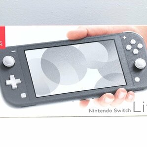 ◇【3】動作確認済み 初期化済み Nintendo Switch Lite / ニンテンドースイッチライト グレー 任天堂 同梱不可 1円スタートの画像1