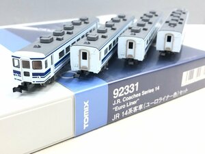 ◇TOMIX 92331 JR 14系客車（ユーロライナー色）セット Nゲージ トミックス 同梱不可 1円スタート