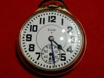 金張 ELGIN エルジン 懐中時計 稼働品 レターパックプラス可　0325W4G_画像4