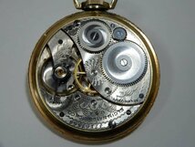 10K金張 ELGIN エルジン 手巻 懐中時計 稼働品 レターパックプラス可 0328W3G_画像7