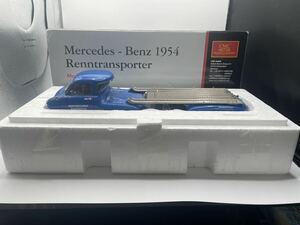 模型 1/18 箱あり66 CMC 1/18 Mercedes Benz Renntransporter 1954 メルセデスベンツ レーシングトランスポーター コレクション