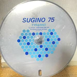 スギノ75 アルミ ディスクホイール SUGINO75 ピスト/ロードバイク ボスフリー チューブラー 700Cの画像1