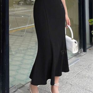 SHEIN マーメイドスカート黒 未使用