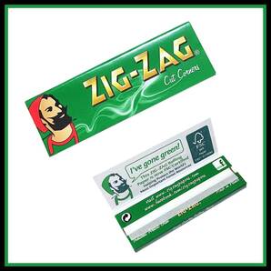 Zig Zag GREEN ジグザグ グリーン ペーパー 50個セット   手巻き タバコ 煙草 ローリング スモーキング 喫煙具 B525の画像3