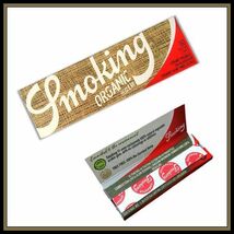 【送料無料】 Smoking ORGANIC スモーキング オーガニック ペーパー 50個セット 　手巻き タバコ 煙草 ヘンプ ローリングペーパー B695_画像3