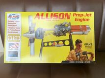 アトランティス　1/10 飛行機 エンジン Allison 501-D13 Prop-Jet Engine ATLANTIS MODELS 1551 （検）海外プラモ　珍品プラモ　レアプラモ_画像1